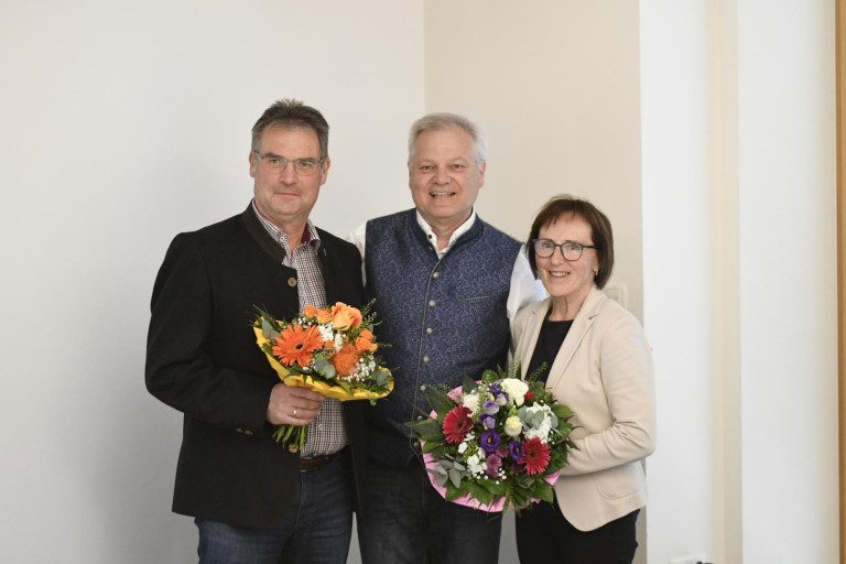 v.l.n.r.: Franz Hölzl, Toni Brugger, Josephine Kreuzer - Foto: Claus Braun